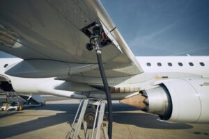 Refueling of airplane